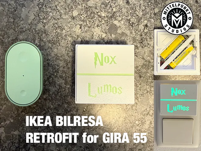 IKEA BILRESA Gira 55 Retrofit Adapter