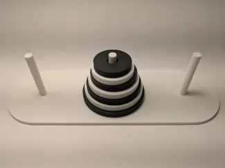 Tower Of Hanoi (8 Piece Puzzle)