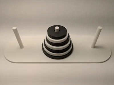 Tower Of Hanoi (8 Piece Puzzle)