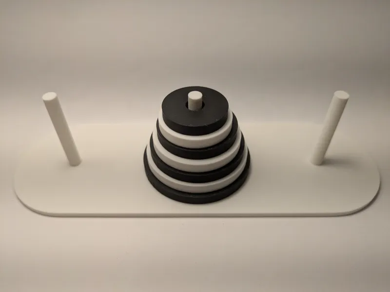 Tower Of Hanoi (8 Piece Puzzle)