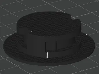 Spoolholder holecap Elegoo Centauri Carbon