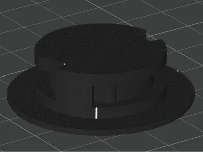 Spoolholder holecap Elegoo Centauri Carbon