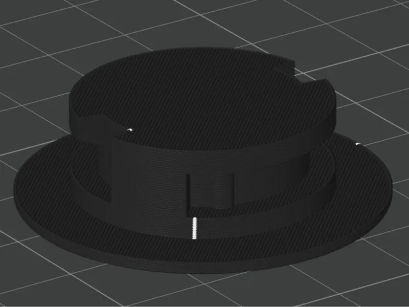 Spoolholder holecap Elegoo Centauri Carbon