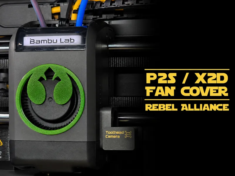 X2D / P2S Fan Cover - Star Wars Rebel Alliance
