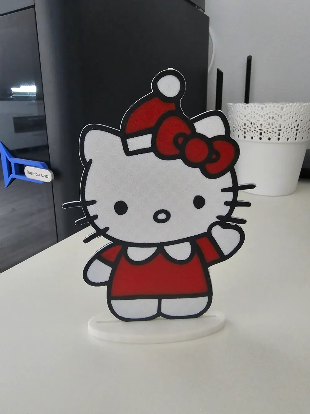 Christmas Hello Kitty Santa by 3Devil - MakerWorld