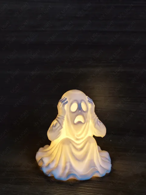Screaming Ghost LED Tealight Holder view 4