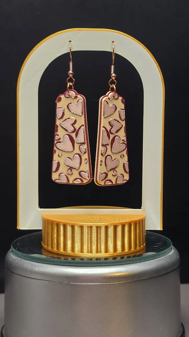 Heart Earrings view 2