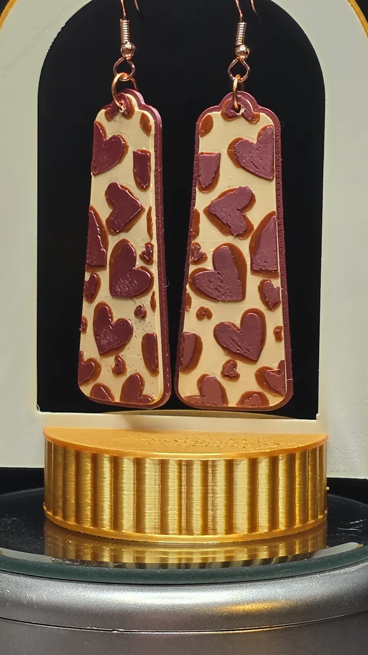Heart Earrings view 3