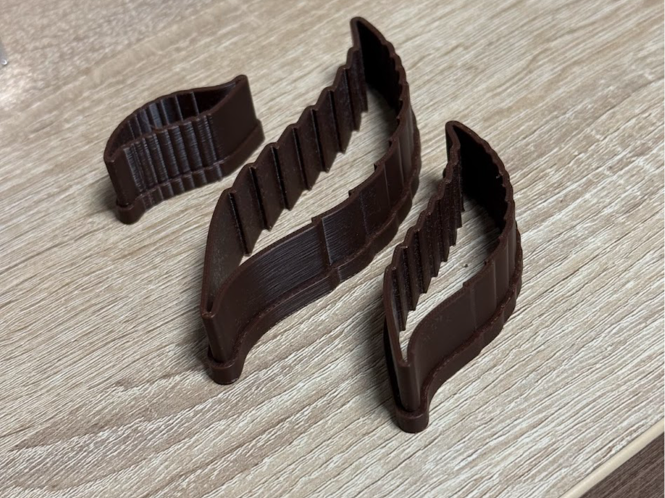 Cookie Cutter Set: 3 Sizes of Organic Leaf Molds
