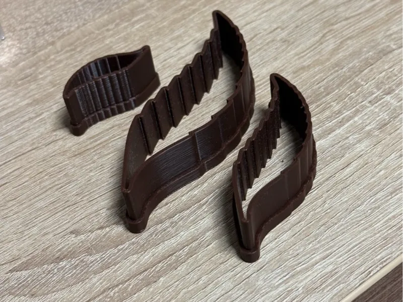 Cookie Cutter Set: 3 Sizes of Organic Leaf Molds