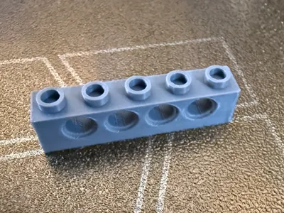 1x5 Legocompatible Technical Brick