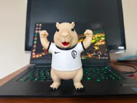 capivara do corinthians 15 cm sem ams