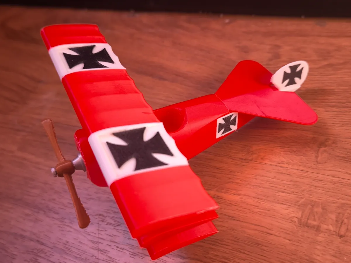 Paper Model Red Baron Fokker Dr.I Red Baron - Free 3D Print Model - MakerWorld