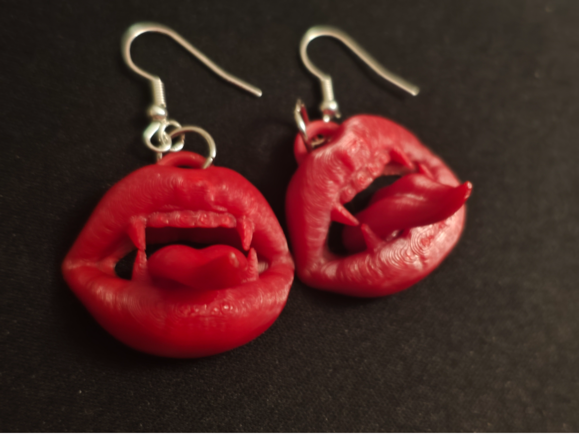 Vampire Kiss Earrings