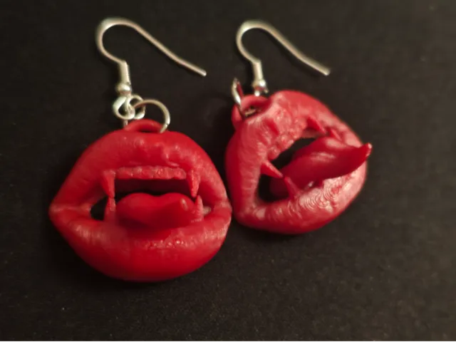 Vampire Kiss Earrings