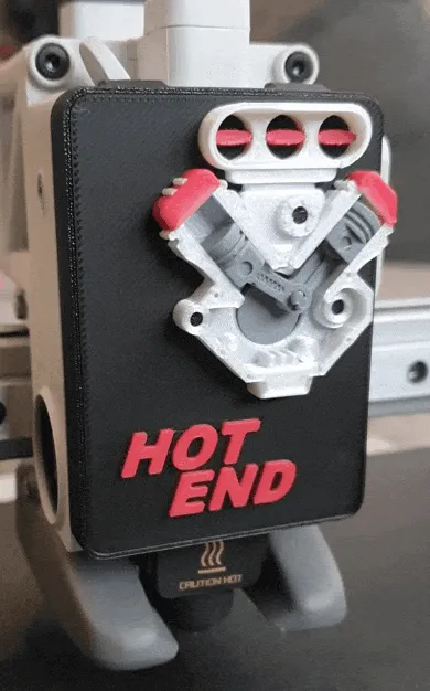 A1 & A1 mini Hotend Face Plate Cover Engine