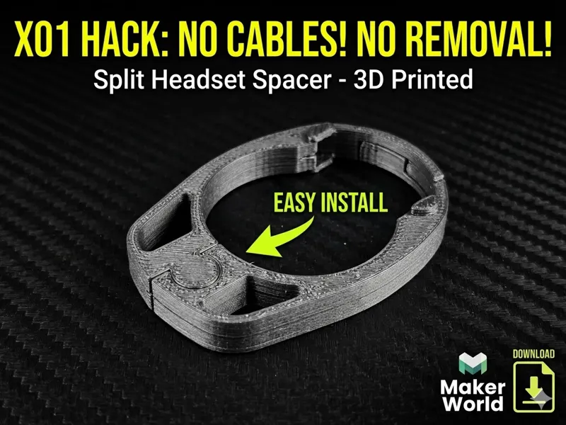 Split Headset Spacer Kocevlo X01 Integrated Bars
