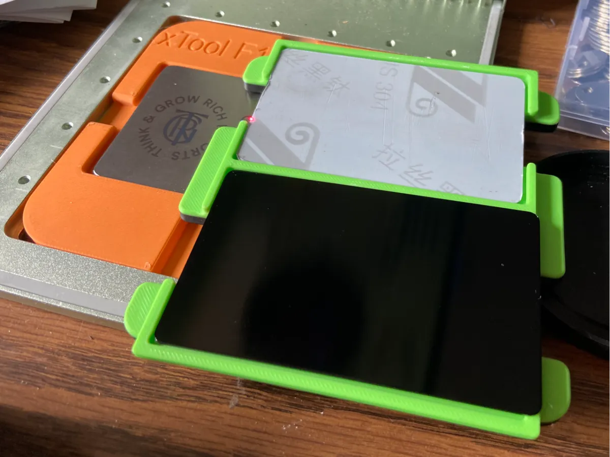 Gabarit cartes de visite pour xTool F1