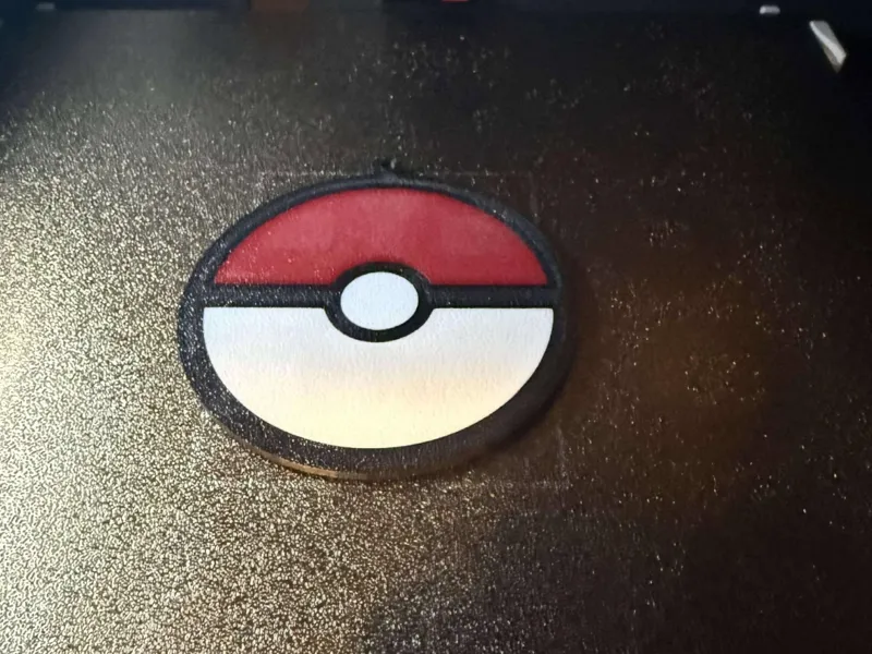Pokeball Keychain