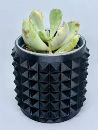 Pot à plante à pointes géométriques — photo 4