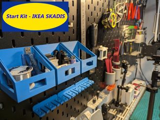 IKEA skadis (skådis) starter kit-Modular Organizer