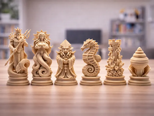 Deep Sea Chess Set