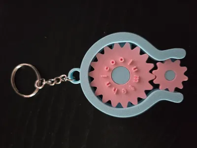 Gear keychain