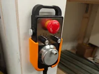 CNC pendant holder - with normal supports