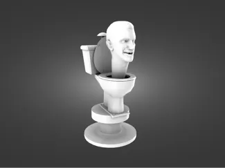 skibidi toilet croc button
