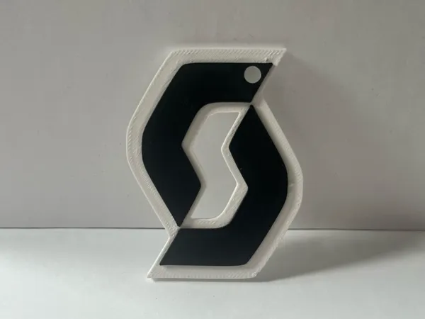 Pendentif logo Scott bicolore