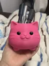 Cute Cat Pen Holder 100x100x85mm - Multicolor
