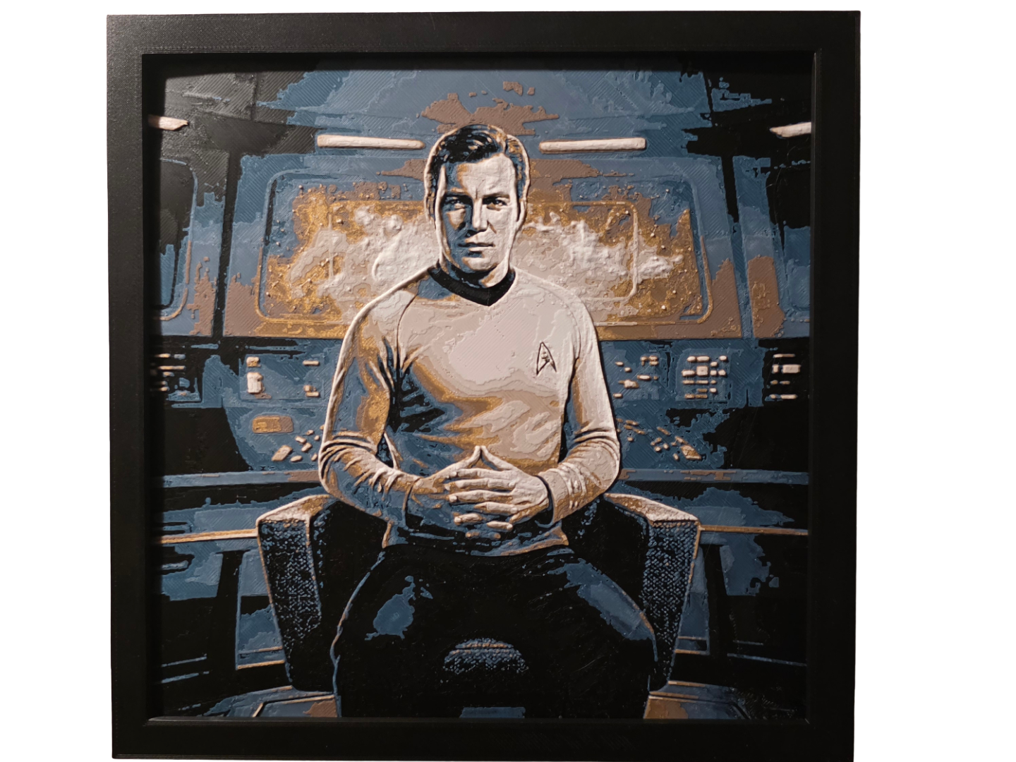 Captain Kirk - Star Trek - Hueforge 200x200