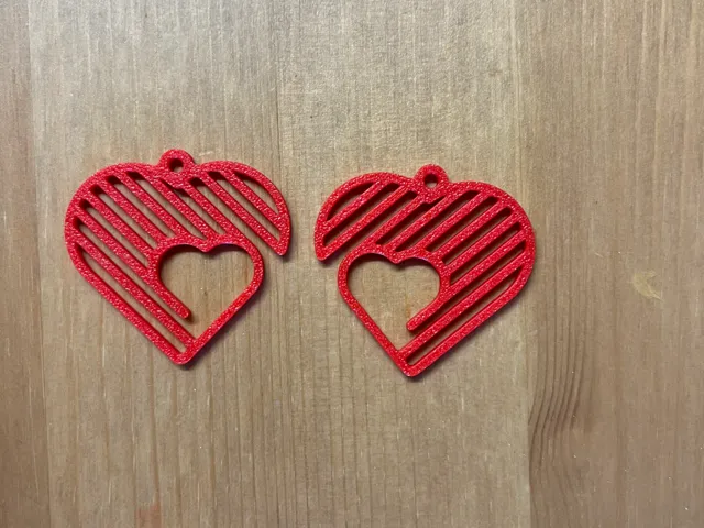 heart earrings