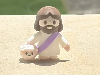 Little Jesus with sheep Toy Figure
