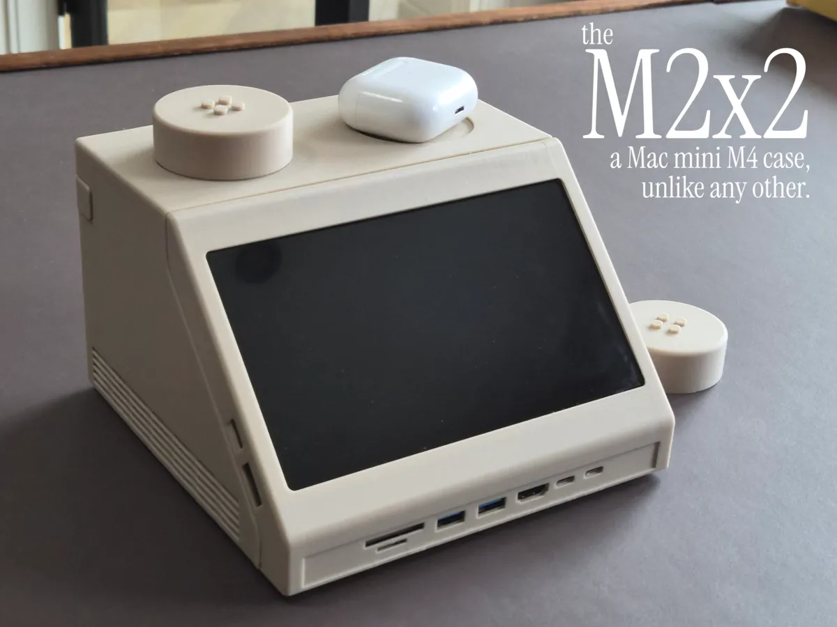 the M2x2 - a Mac mini M4 Case - Free 3D Print Model - MakerWorld