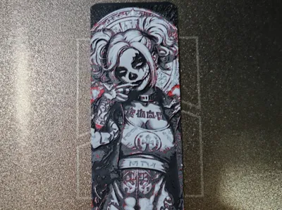 Harley Quinn with Tattoos bookmark.