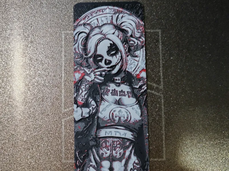 Harley Quinn with Tattoos bookmark.