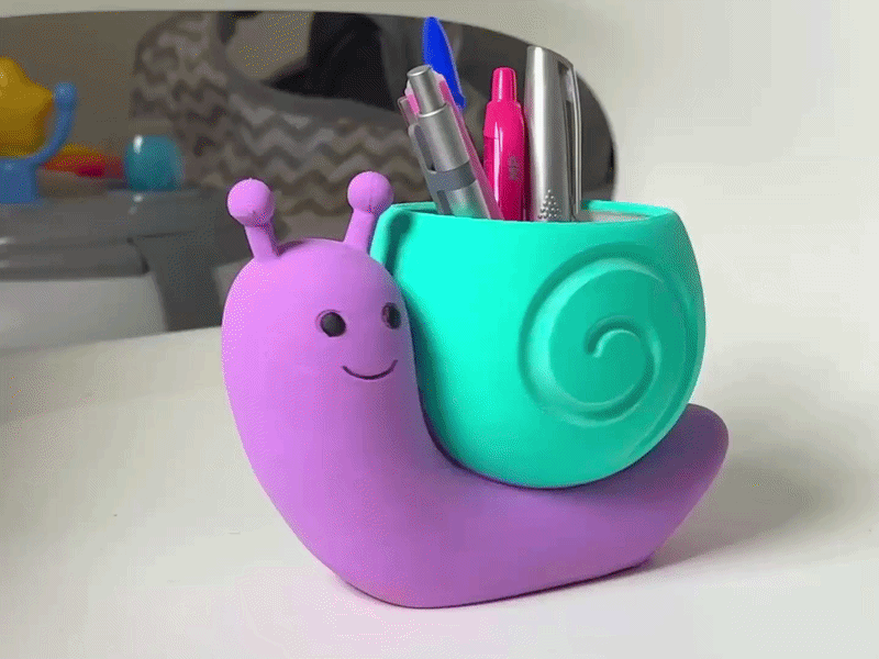 Snail Pencil Holder - Paint & Relax