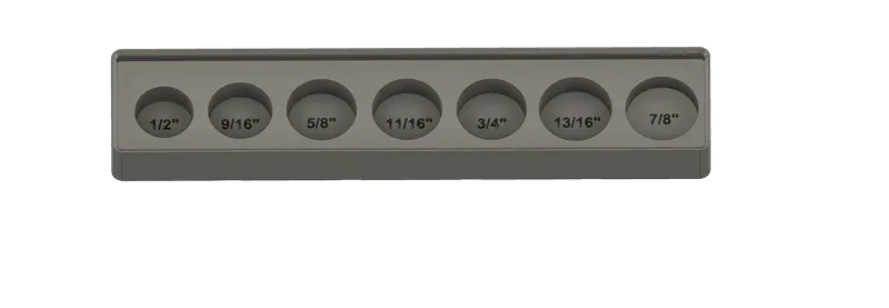 Gridfinity - Wera SAE Socket Set Holder