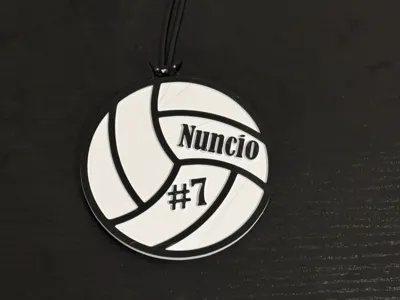 Vollyball Bag Tag 