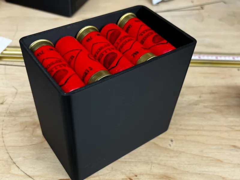 12 Gauge loose shell storage box (25 shells)