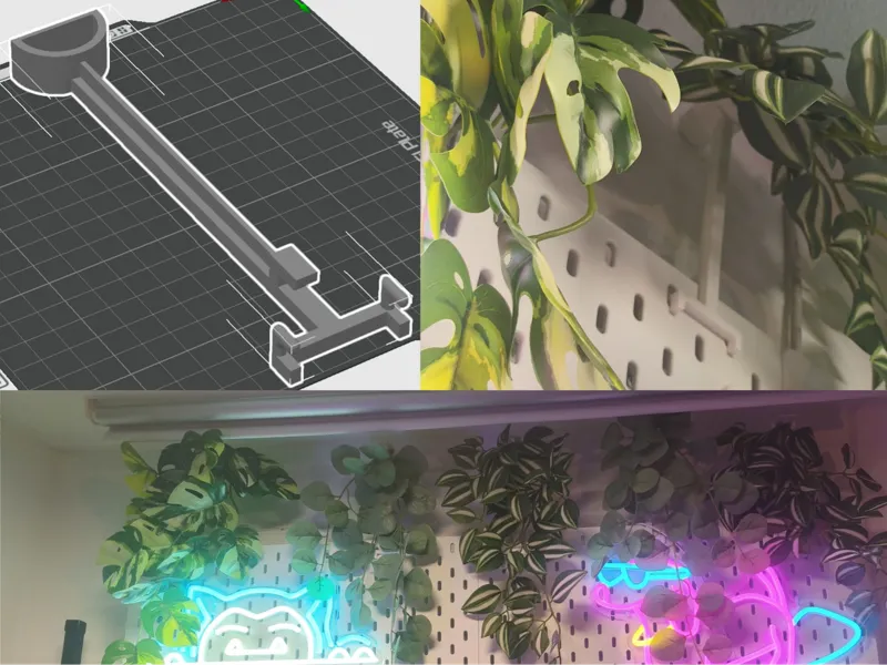 Ikea Plant FEJKA Holder/Raiser for SKADIS