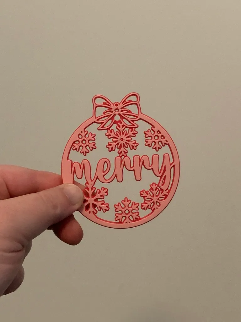 Merry Christmas Ornament