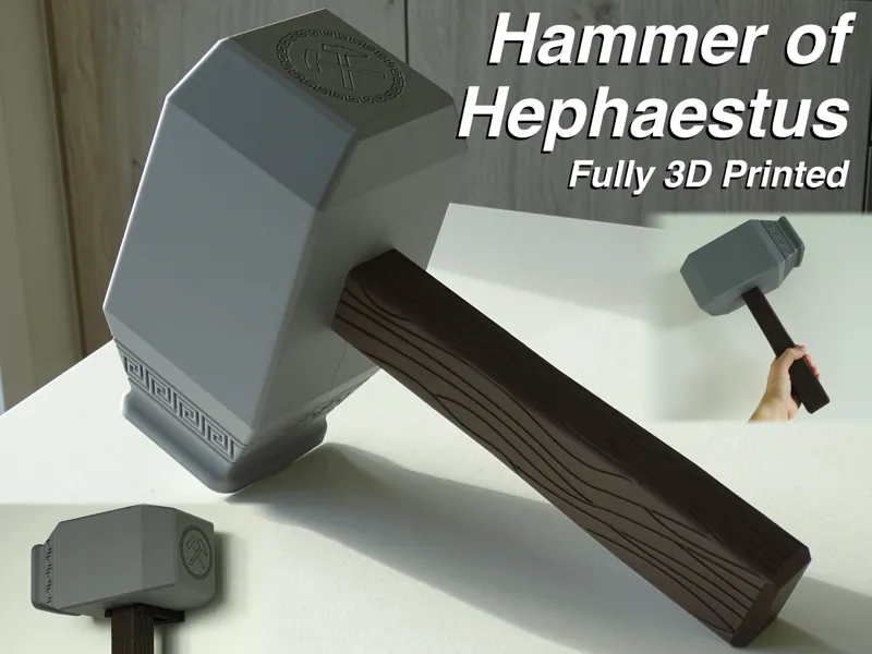 Hammer of Hephaestus - Fully 3D Printed
