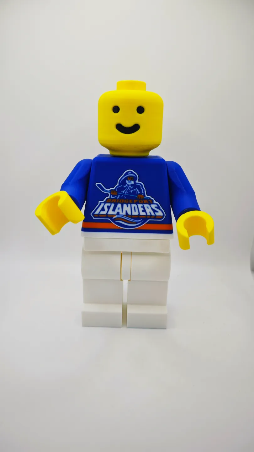 AHL Brick Man - Bridgeport Islanders (500%) - Free 3D Print Model ...