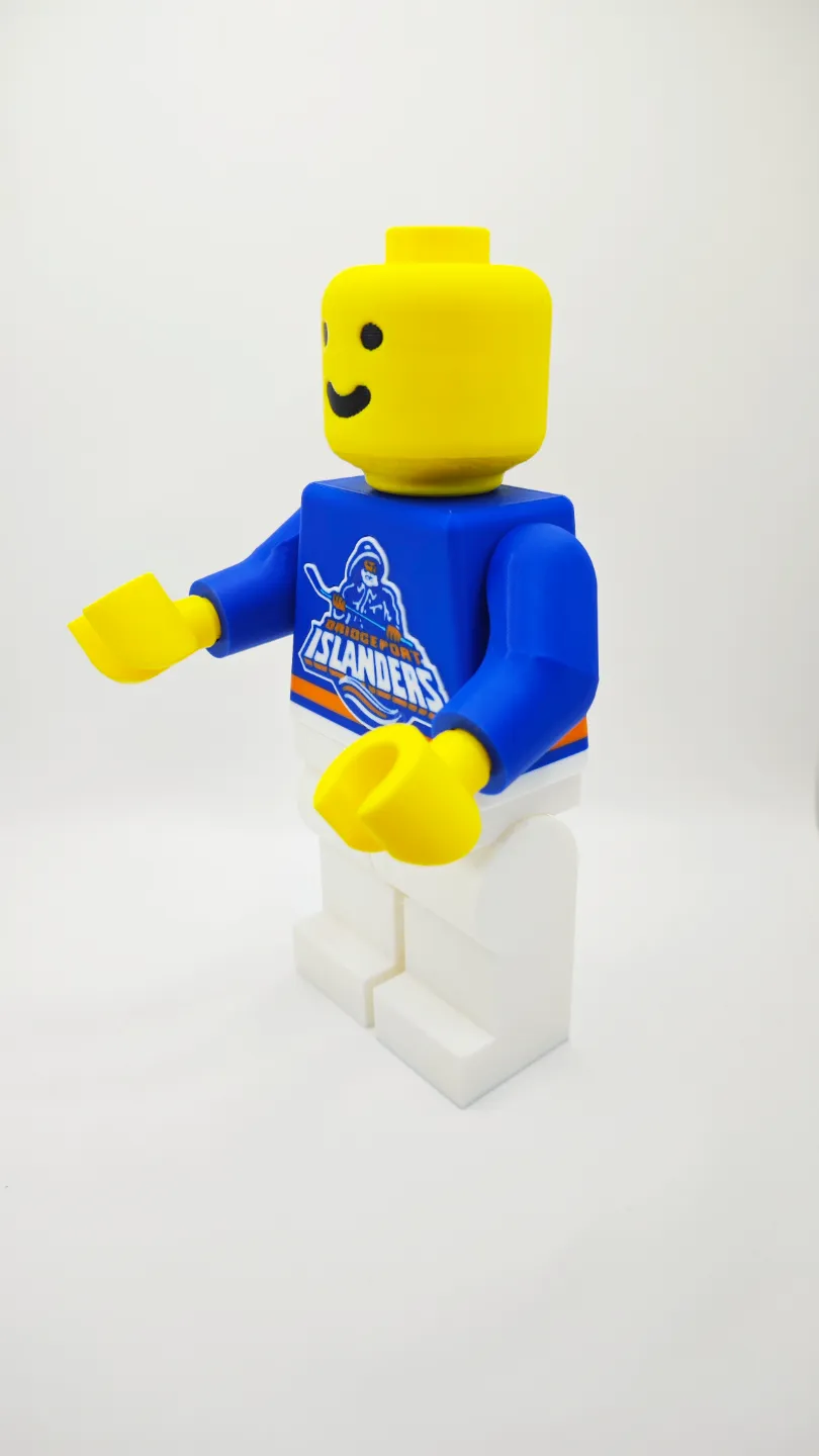 AHL Brick Man - Bridgeport Islanders (500%) - Free 3D Print Model ...