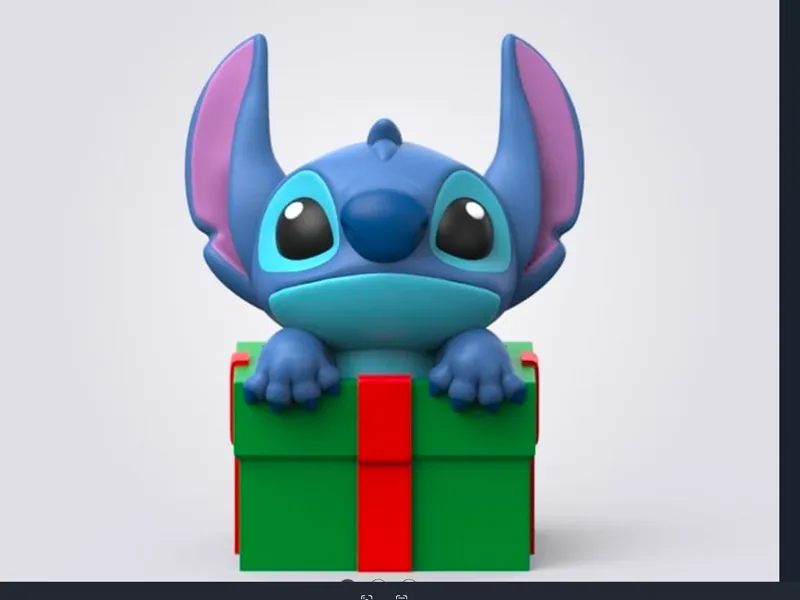 Christmas Stitch Milo whit Giftbox Stitch