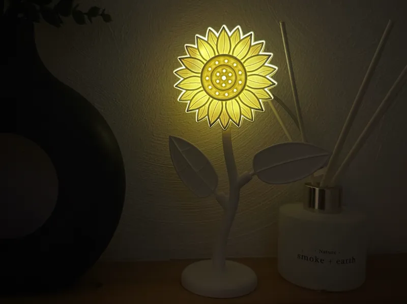 Sunflower Lamp / Light 