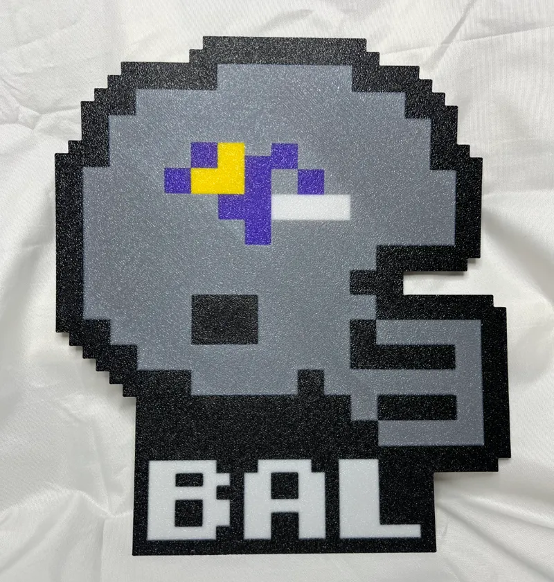 Baltimore Ravens Tecmo Super Bowl Light Box