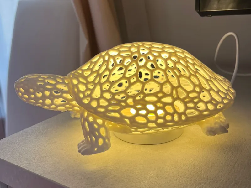 Lampada a forma di tartaruga 